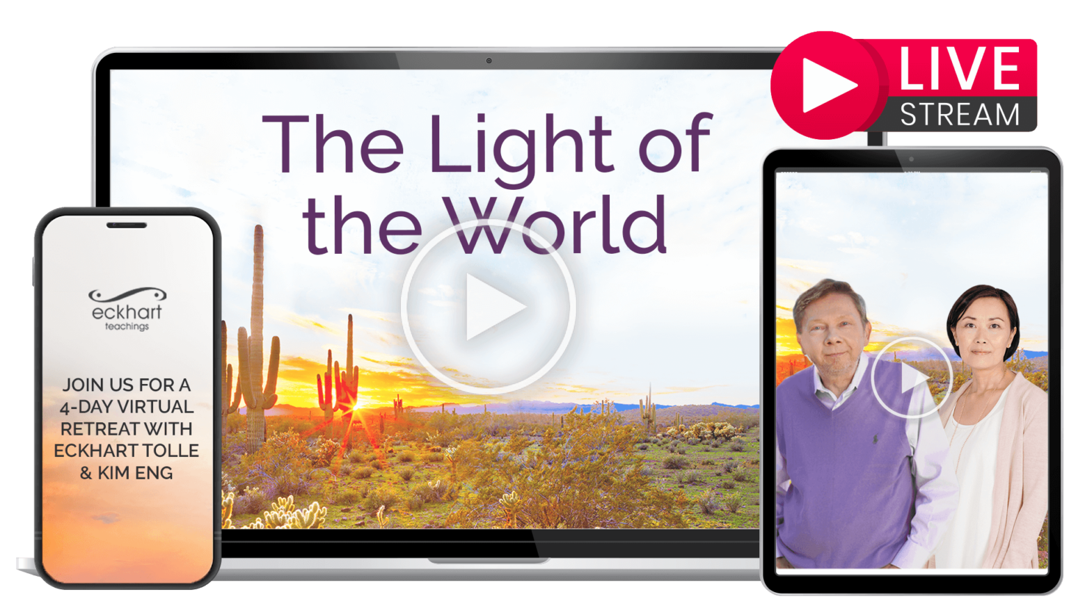 The Light of the World Arizona Virtual Retreat Eckhart Tolle